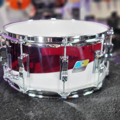 Ludwig Vistalite Snare Drum - 6.5-inch x 14-inch - Red/White / Authorized Dealer / Free Shipping! image 1