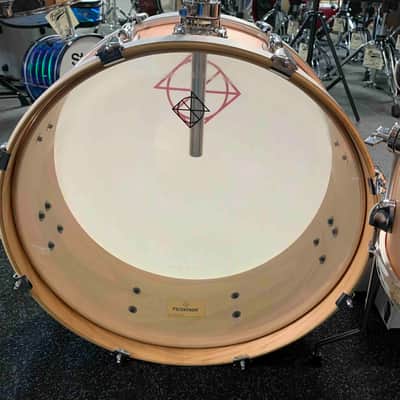 ~NEW~ Dixon PODL520PF Little Roomer 5-Piece Drum Kit Set in Peach Fuzz *IN STOCK* image 10