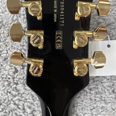 Gretsch Broadkaster LX w/Bigsby, Ebony Fretboard Gold Hardware and Case, Black image 7