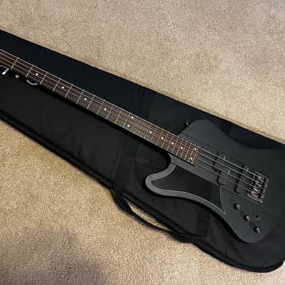 LEFT HANDED SCHECTER NIKKI SIXX BASS GUITAR WITH EPIPHONE GIG BAG image 1