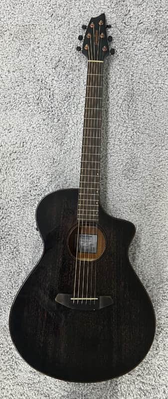 Breedlove Rainforest S Concert Abyss CE African Mahogany Acoustic Electrc Guitar image 1