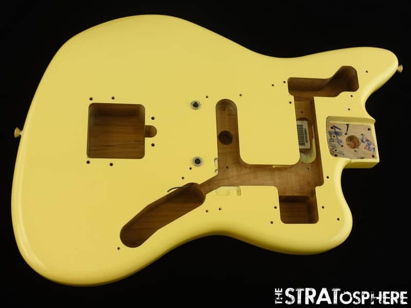 Fender Vintera II 70s RI Jaguar BODY, 1970s Alder Guitar Vintage White. image 1