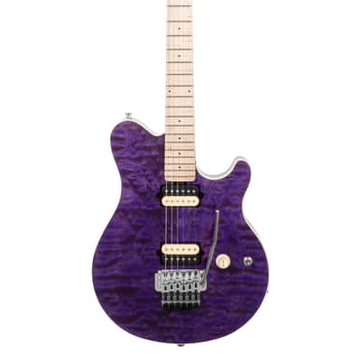 Pre-Order Music Man 30th Anniversary Axis Electric Guitar Translucent Purple w/ Case