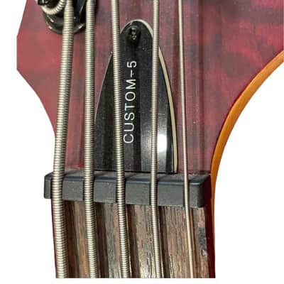 Schecter Stiletto Custom-5 Active 5-String Bass Vampyre Red image 4