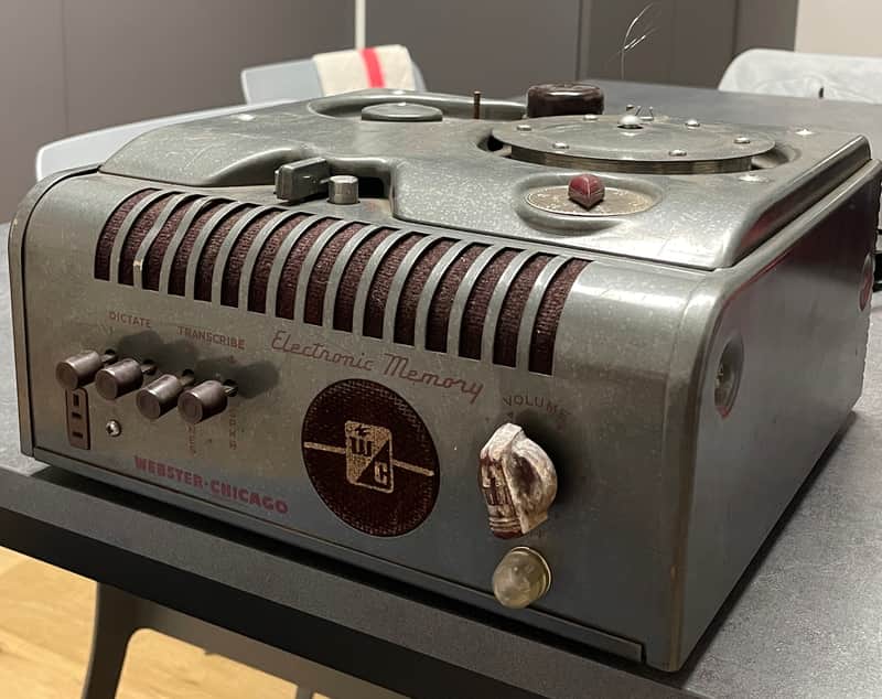 Webster Chicago 18-1r wire recorder mono tube BINSON image 1