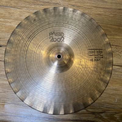 Paiste vintage 2002 black label sound edge 1042 grams & formula 602 913 grams 14" Hi-Hat pair 1970’s-80’s - Traditional VIDEO! image 5
