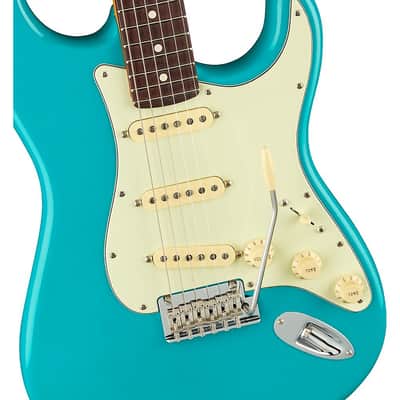 Fender American Professional II Stratocaster Rosewood Fingerboard Electric Guitar Regular Miami Blue image 6