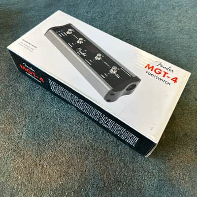 Fender 099-4071-000 MGT-4 Mustang GT 4-Button Footswitch with 1/4" Jack 2010s - Black/Silver image 1