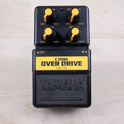 Yamaha COD-100 C MOS Over Drive Pedal 1980s Black Made in Japan