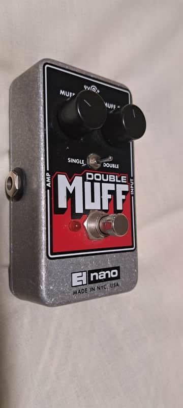 Electro-Harmonix Double Muff Nano Fuzz 2010 - 2020 - Black / Red / Metal image 1