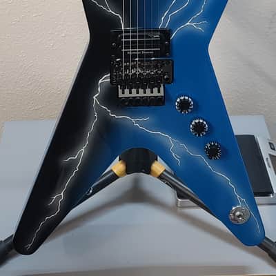 Dean ML DIMEBAG Dean from Hell "NIB w Tags!" DIME DFH CFH 2024 - Blue Lightning Bolt image 1