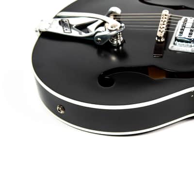 Gretsch Hot Rod Flat Black G6120SH-BK-TV Owned by Brian Setzer image 13