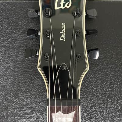 ESP LTD EC-1000 Deluxe Black EMG Pickups w/ ESP Hard Case Korea 2012 image 5