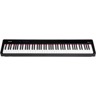 NuX NPK-10 88-Key Portable Digital Piano with Triple Sensor Hammer and Bluetooth, Black image 1