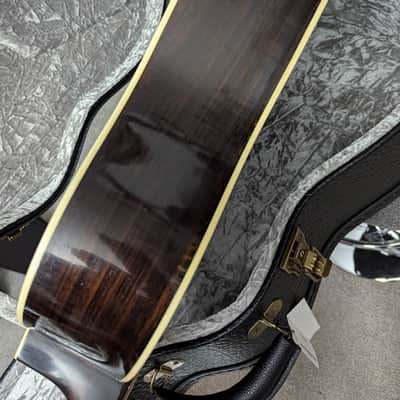 Eastman E25SS/V-SB Sloped Dread Acoustic, w/Vintage-distressed finish, case, setup, & shipping image 8