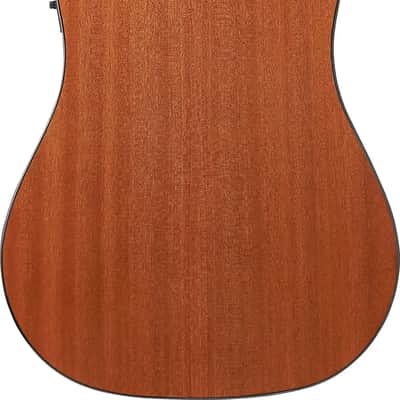 Ibanez AAD51LCE Left-Handed Dreadnought Acoustic-Electric Guitar, Solid Spruce Top, Dark Violin Sunburst image 3