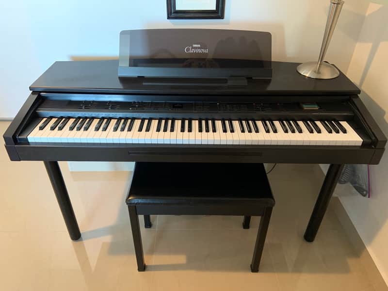 Yamaha Clavinova CVP-10 1987 Rosewood and Black | Reverb