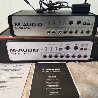 M-Audio M-Track Quad 2013 - Black/brushed nickel image 6