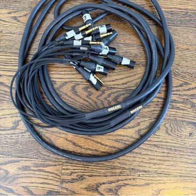 Mogami Gold 8 TRS-XLRM-20 8-channel 1/4" TRS Male to XLR Male Snake - 20 feet image 1