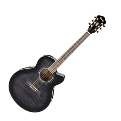 Ibanez AEL20 Black Transparent Sunburst Electro Acoustic - Hard