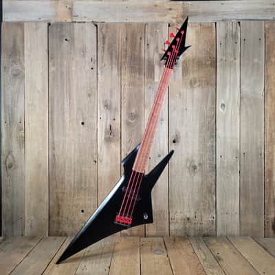 Hondo Death Dagger 1980s Refinished with original hard case - Black image 2