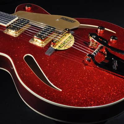 GRETSCH BALTO ROUNDUP G5422TG SSFSR RED SPARKLE GUITAR HARDSHELL INCLUDED image 6