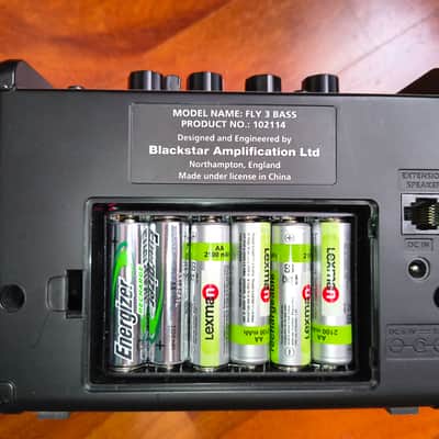 Blackstar Fly 3 Bass 3-Watt Mini Bass Combo/Cabinet Stereo Pack 2016 - 2020 - Black image 10