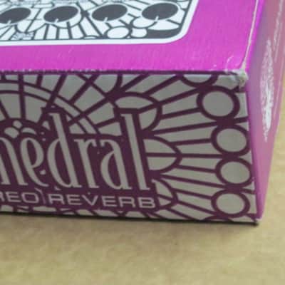 mostly very clean Electro Harmonix EMPTY BOX and original Owner's Manual & original Warranty / Registration card (+ bubble wrap) ONLY for EXO Cathedral Stereo Reverb pedal (NO pedal, NO adapter) image 11