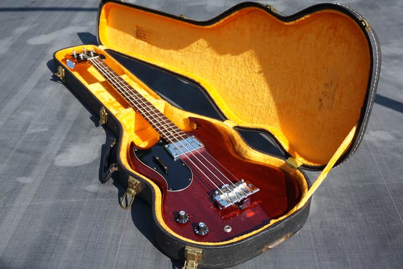Rare 1969 Gibson EB-0 Short Scale Left Handed "Lefty" Bass image 1