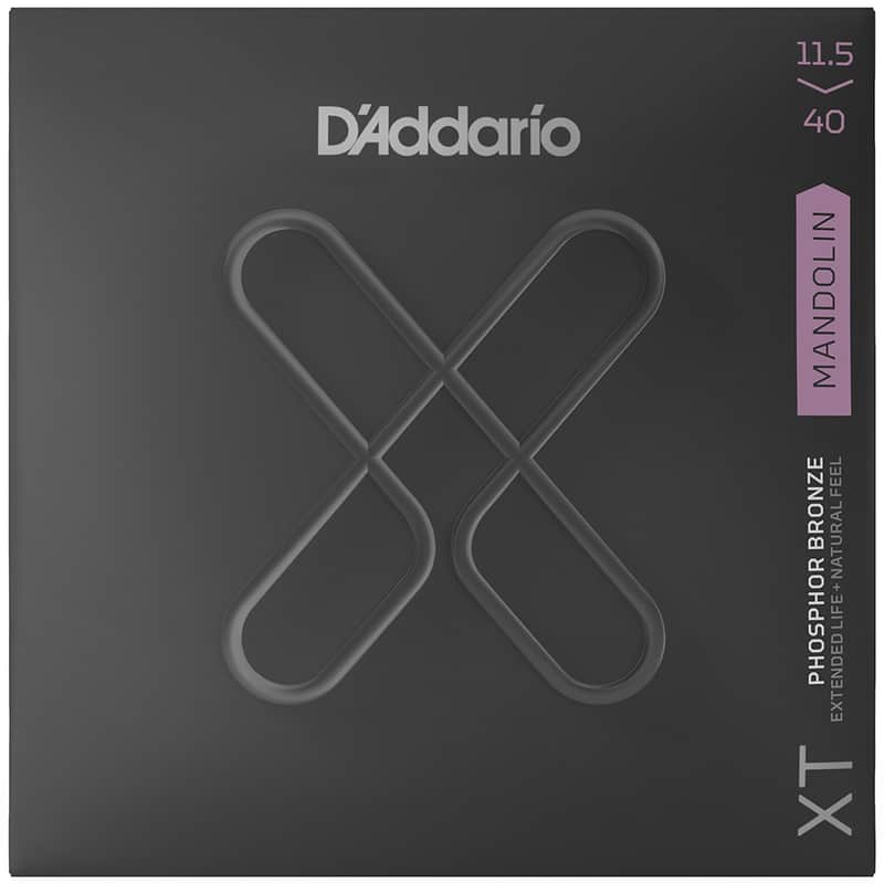 D'Addario XT Coated Phosphor Bronze Mandolin Strings | Custom Medium | 11.5-40 (2-pack) image 1