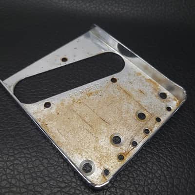 Fender Telecaster Tele American Bridge Plate Vintage 005-4162-049 *AGED² RELIC (C) image 2