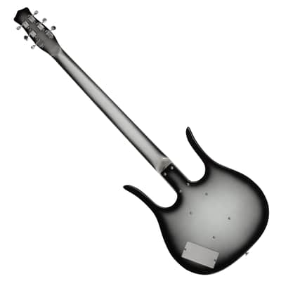 Danelectro Longhorn Baritone - Black Burst (Silver Burst) image 4