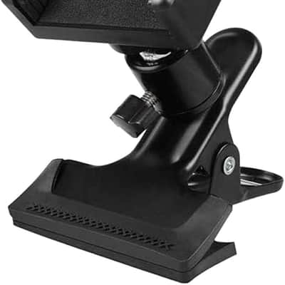 Guitar Head Clip Guitar Phone Holder Smartphone Guitar Capo 360 Rotation Headstock Cell Phone Clamp Clip Mount for Electric or Acoustic Guitars, Fits Smartphone with 2.16in-2.95in image 3