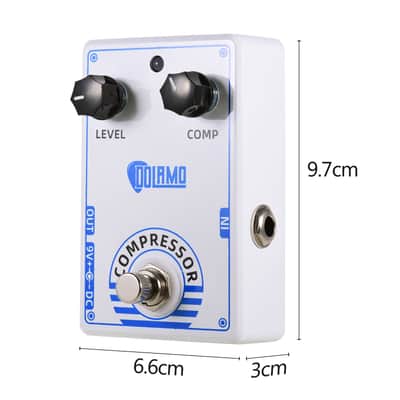 Dolamo D-1 Chubby Comp Pedal Compressor Electric Guitar Effect Pedal image 5