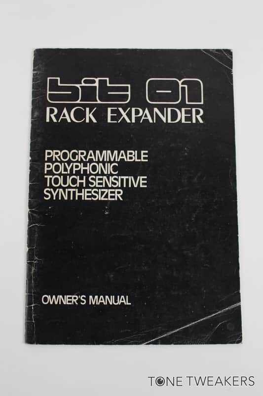 Crumar Bit 01 Rack Expander Owners Manual Instruction Book VINTAGE SYNTH DEALER1 image 1