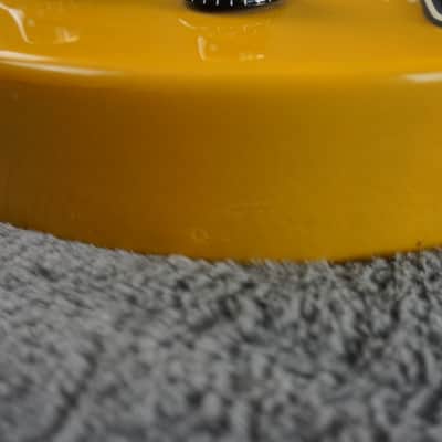 Blitz by Aria Pro II Leopard Transparent TV Yellow Single Cut P90 MIJ image 23