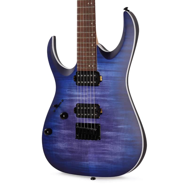 Ibanez RGA42FML Standard Blue Lagoon Burst Flat image 1