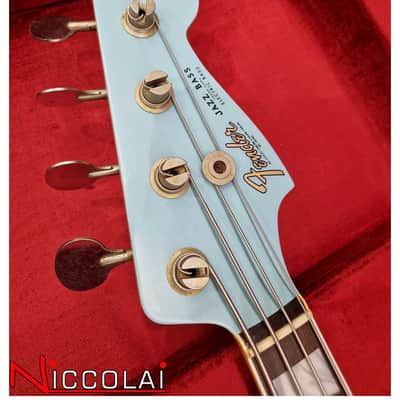 Fender Limited Edition Custom Shop 66 Jazz Bass Journeyman Rosewood Aged Daphne Blue 2023 image 11