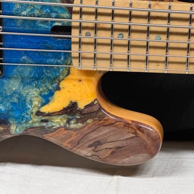 Maruszczyk Custom Jake TB 5p tb5p Thunderbird 5-string Bass with COA + Gig Bag 2025 - Living Color image 6