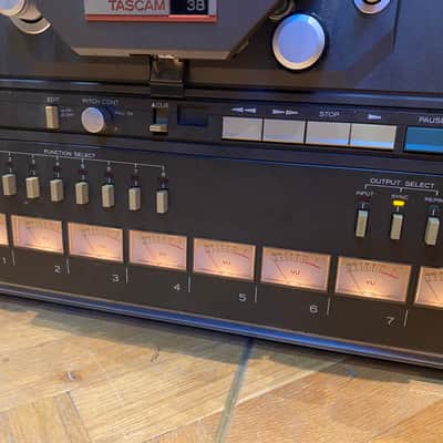 TASCAM 38 1/2" 8-Track Reel to Reel Tape Recorder 1980s - Black image 10