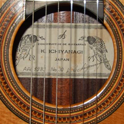 KAZUO ICHIYANAGI 30 CUSTOM 1989 - YAMAHA GC82C CLASS CLASSICAL CONCERT GUITAR - CEDAR/HONDURAN ROSEWOOD image 5