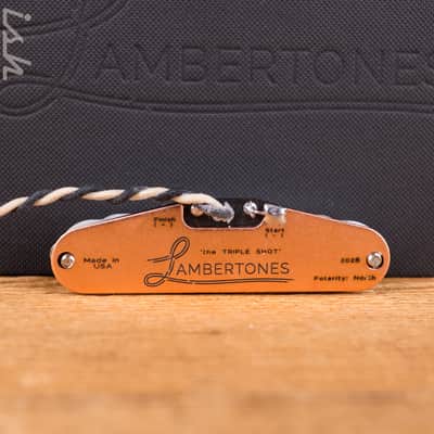Lambertones "The Triple Shot" Single Coil SSS Pickup Set-Aged White image 2