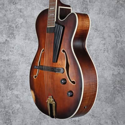 Washburn J-600 Vintage Aged Matte Sunburst (Modified) 2011 image 5