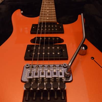 RARE Jackson USA Super Dinky SDK-1 Lambo Orange Pearl Kent Armstrong Floyd Rose Guitar SDK1 DK1 DK-1 image 6