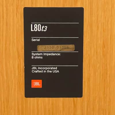 JBL L80t3 Vintage Hifi Speakers image 13