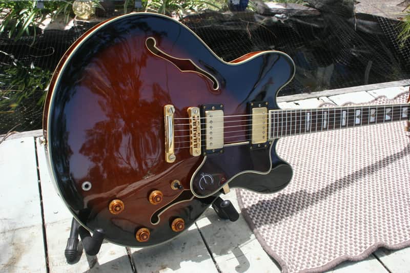 epiphone sheraton tobacco burst Epiphone Sheraton II 1997 MIK Tobacco Burst