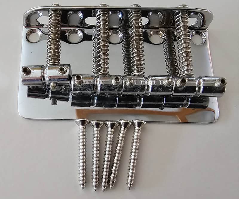Squier Bass Bridge - Chrome #1 image 1