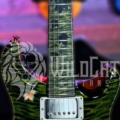 PRS Private Stock 10301 Falling Leaves Special Semi-Hollow (no f-hole) Rainforest image 5