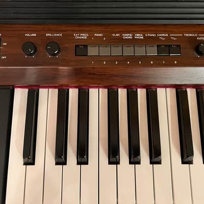 Roland  Piano Plus HP-450 1983-85 w/ EM-101 Sound Plus Vintage Analog Module, Pedal & Stand. image 4