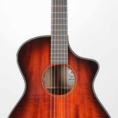 Breedlove Oregon Concert CE Bourbon Burst, Myrtlewood/Myrtlewood image 4